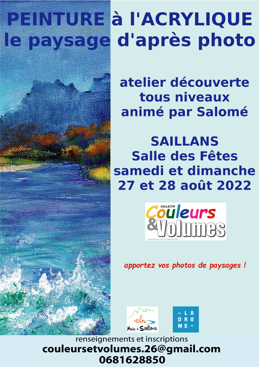 You are currently viewing Atelier acrylique août 2022