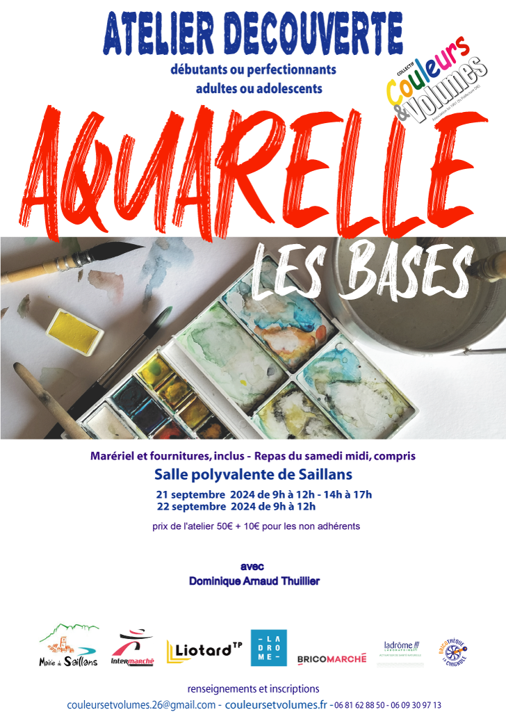 You are currently viewing Atelier aquarelle